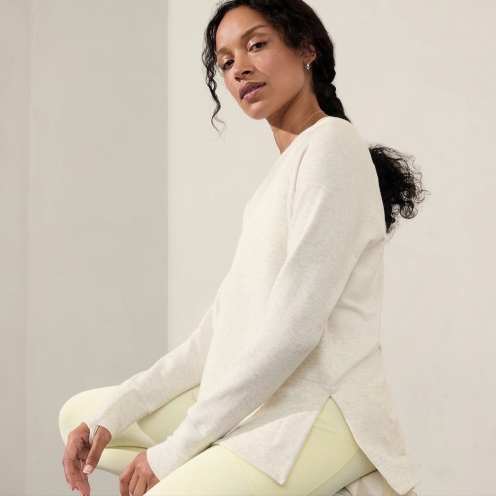 Athleta Coaster Luxe Soft Cozy Sweatshirt MT